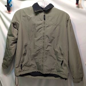 Men's Cabela's khaki full zip coat size medium
